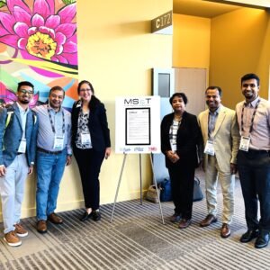 From left to right: Samiul Nibir, Prof. Amit Bandyopadhyay, Prof. Sahar Vahabzadeh, Prof. Susmita Bose, Prof. Solaiman Tarafder and Hasan Rafsan Jani