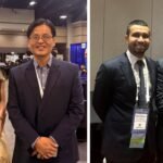 Zahra and Rafsan with Dr. Lee at ORS 2026 Annual Meeting